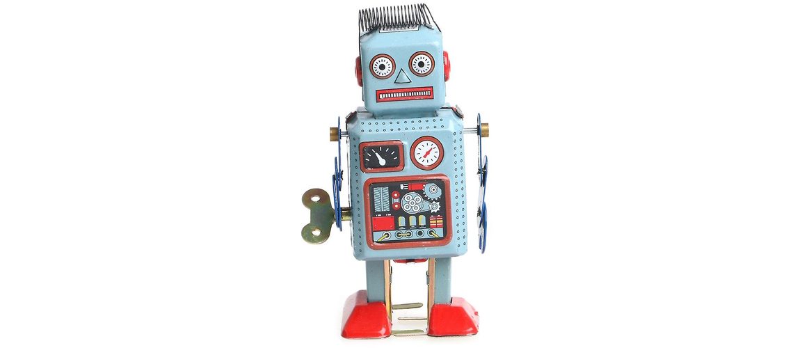 Image if an vintage robot toy